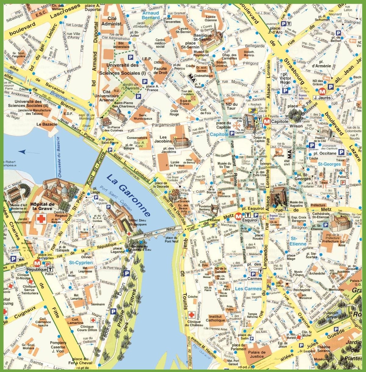 Toulouse state map