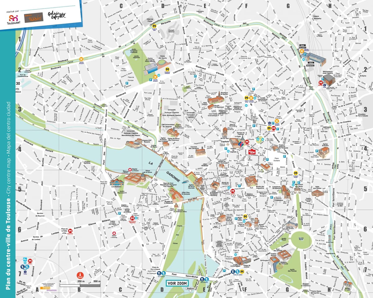 maps of Toulouse